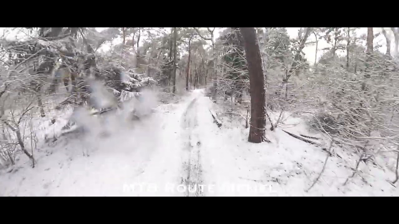 Mtb Route Meijel in Sneeuw 2026