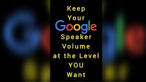  Keep Google Nest speaker Volume where YOU want it     {Demo & Instructional Video}      #shorts