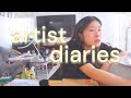 days in the life of a ✎ self employed artist ✎
