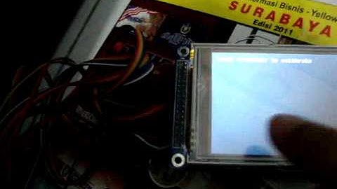 TFT LCD Touch Screen Calibration