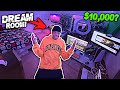 I Built my DREAM ROOM + Gaming Setup! $10,000?
