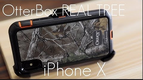 OtterBox Defender Case - REAL TREE EDITION -  iPhone X - Hands On Review!