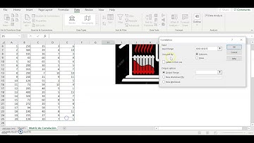 2203 Matriz de correlaciones con análisis de datos de Excel