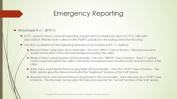 4.1  Emergency Reporting