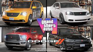 GTA 6 - All New Vehicles REVEALED (DODGE VEHICLES) | Details