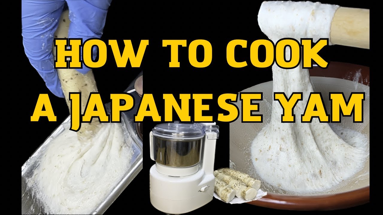 How to cook Japanese Yam! Prepare before you cook! How to grate? How to