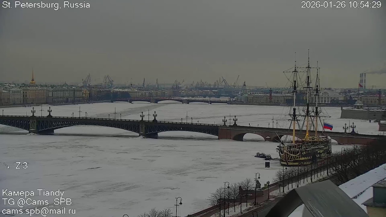 LIVE CAMERA Russia Saint Petersburg in real time online Санкт-Петербург онлайн управляемая камера