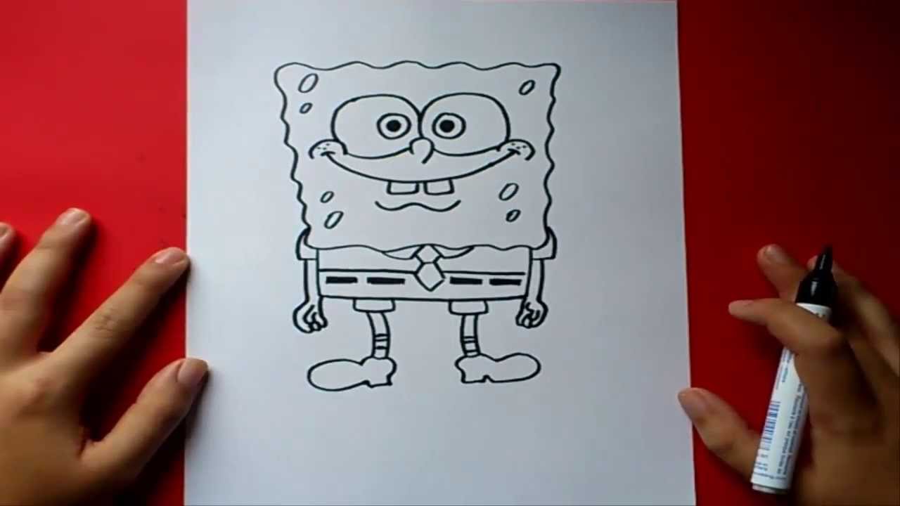 Como dibujar a Bob esponja paso a paso - Bob esponja | How to draw Sponge  bob - Sponge bob - thptnganamst.edu.vn