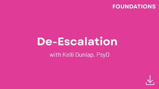 DLC Foundations: De-Escalation in Online Spaces