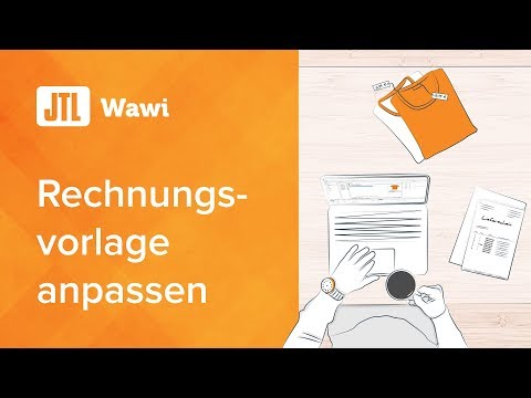 JTL-Wawi Anpassung Rechnungsvorlage Standard