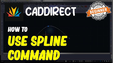 Caddirect How To Use Spline Command