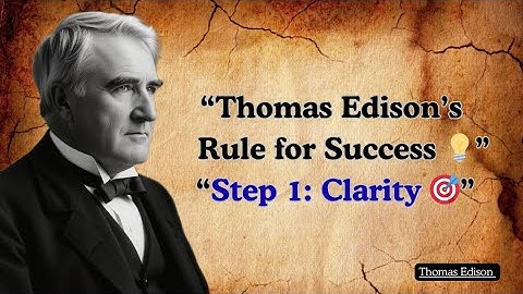 “Set a Clear Goal 🎯 | First Step to Success 💡 Inspired by Thomas Edison”