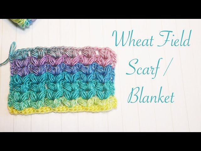 Crochet: Puff V Stitch (blanket and scarf idea!)