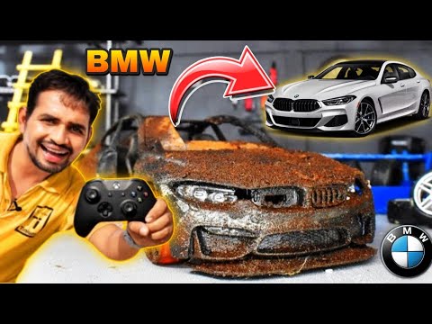 MR INDIAN HACKER |Restoration Old BMW Car ! | BMW CAR | Toy BMW Repair 🔥