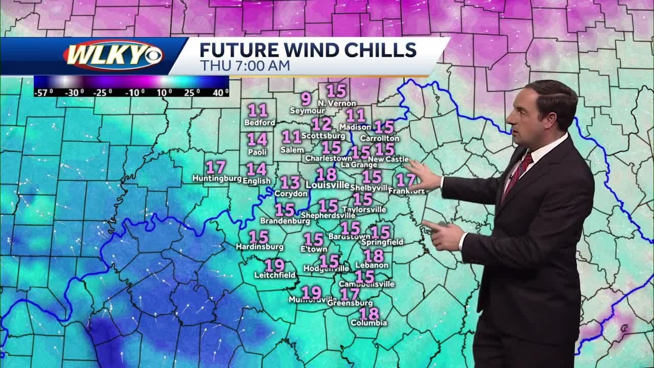 Cold tonight with wind chills in the teens - YouTube