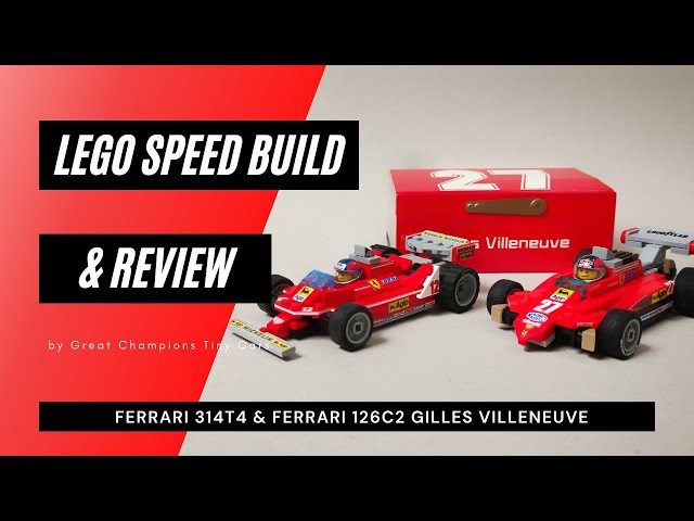 Lego® Instructions F1 Ferrari 312 T4