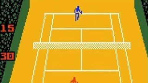 Championship Tennis - Mattel Intellivision - Archive Gameplay 🎮