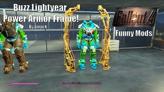 Fallout 4 Funny Mods - Buzz Lightyear Power Armor Frame