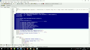 Program bahasa c berbasis Dev c++(Teori perhitungan instalasi listrik)