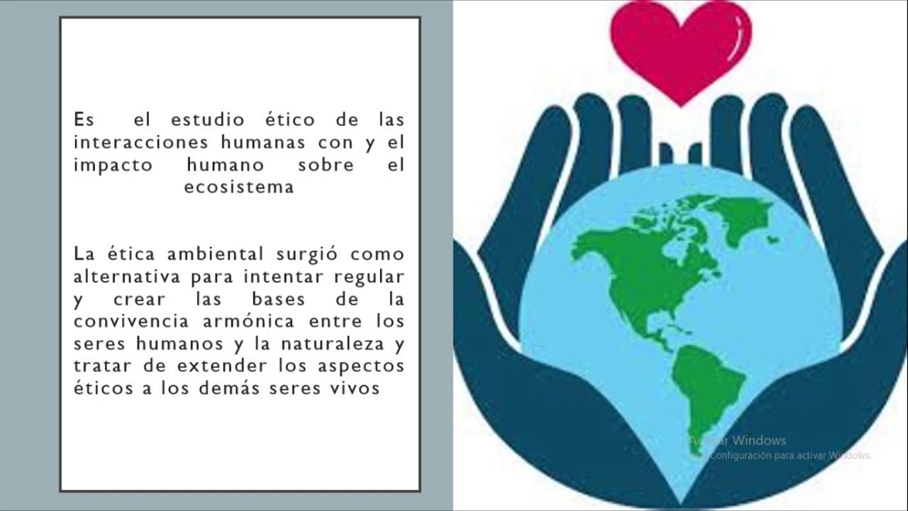 Ética ambiental y desarrollo sustentable - YouTube