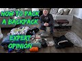 How to Pack a Backpack // Expert Opinion