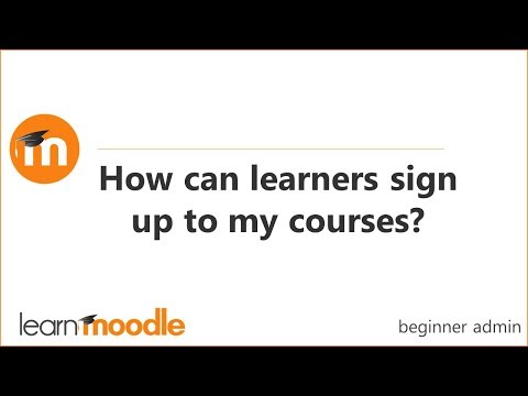 How can learners sign up to my courses?