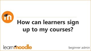 How can learners sign up to my courses?