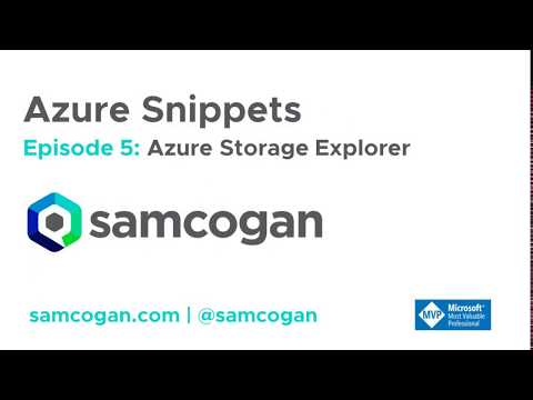 Video: Mis on Microsoft Azure Storage Explorer?