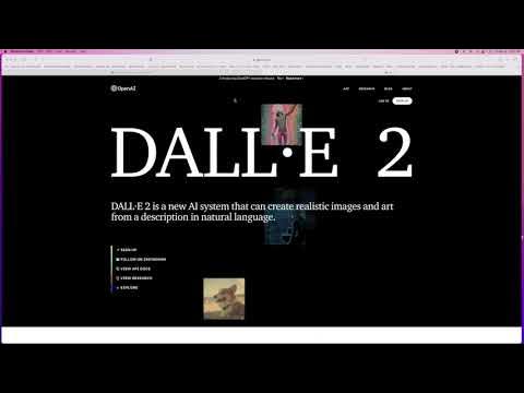 How to generate images using DALL E 2 open AI - YouTube