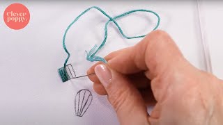 How to fill a square with satin stitch I Beginner Embroidery Techniques