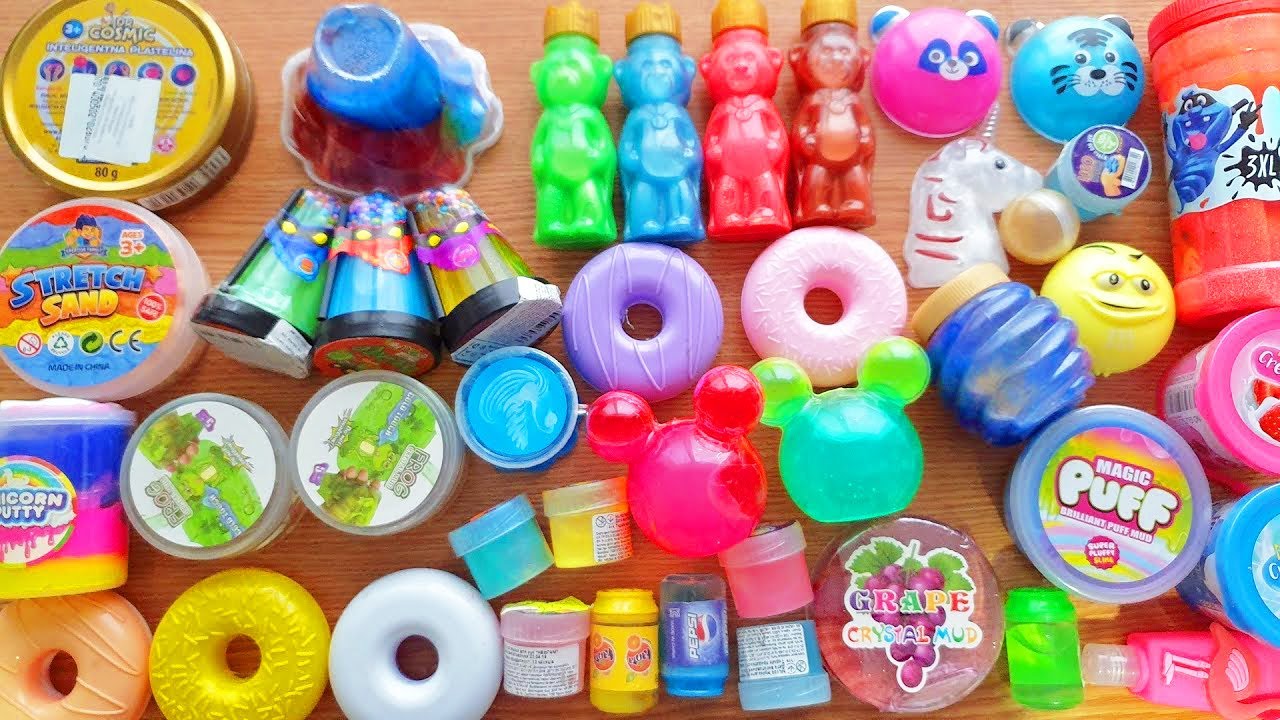 Amestec tot Slime-ul meu cumparat cu lipici transparent - Izabeloi