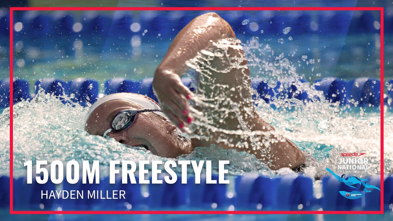 Hayden Miller Wins 1st in 1500M Freestyle 2022 Speedo Junior National