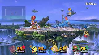 Rey dedede usando su dash attack