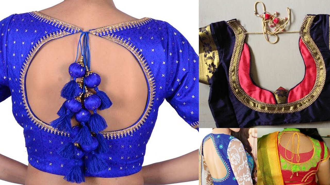 Saree blouse neck designs 2019