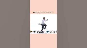 BTS trying to step invisible box 😲 #bts #runbts #challenge #seokjin #funnymoment #cute #laugh #lol