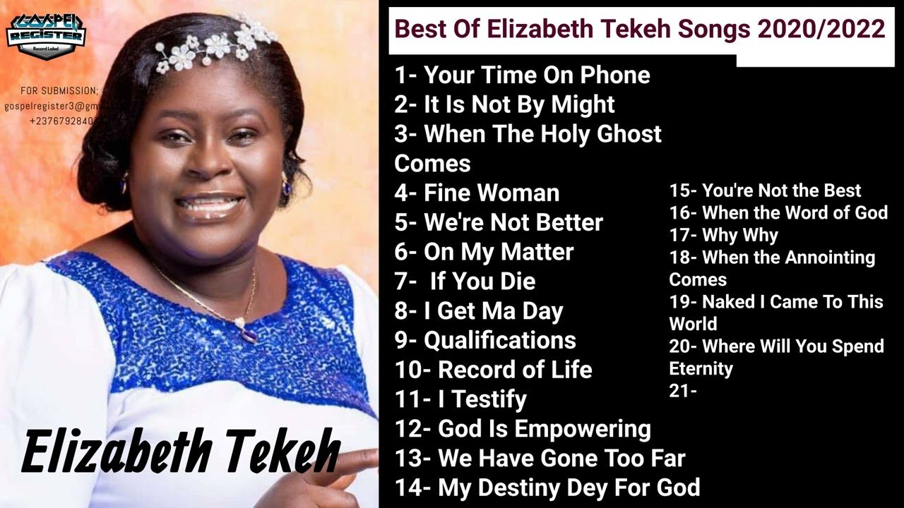 Best Playlist Of Elizabeth Tekeh   Most Popular Songs Of All Time by Elizabeth Tekeh   New Releases