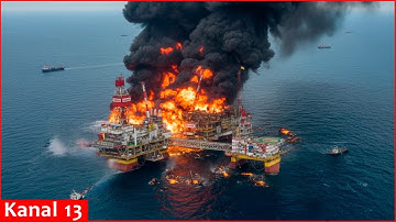 In first, navy drones attacked Russian oil platforms in Caspian Sea, over 20 wells put out of sevice