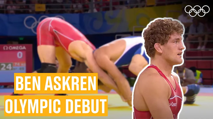 Ben Askren   wins his Olympic Wrestling debut bout!