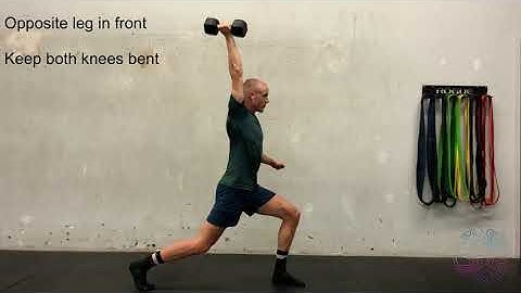 Split Stance DB Strict Press