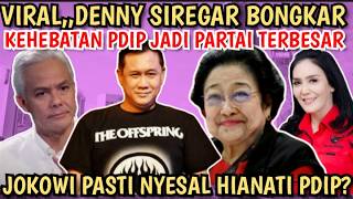 MENGEJUTKAN,, DENNY SIREGAR BONGKAR SEMUANYA !! BOBROK JKW HIANATI PDIP MAKIN TERBONGKAR