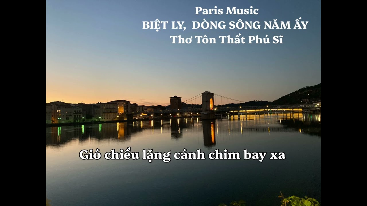 💃 Ca Khúc Trữ Tình Biệt Ly Dòng Sông Nam Ấy | Thơ Tôn Thất Phú Sĩ 🎶 | Nhạc Boléro Sâu Lắng