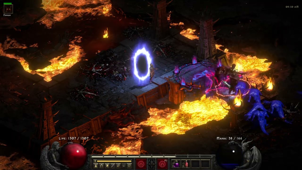 Diablo II: Resurrected - Reign of the Warlock: Nude Challenge - Warlock - Act 4 Hell