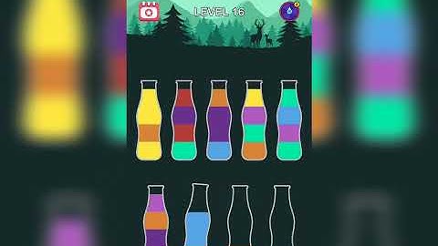 Water Sort Puzzle Level 16 Walkthrough Solution 