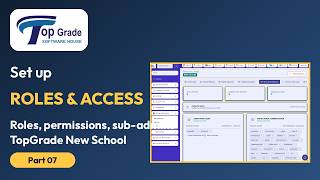 User roles and permissions in school ERP: sub-admin accounts | TopGrade New School