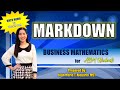 Markdown | Business Mathematics