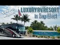 $200 A NIGHT! | Luxury RV Resort in Key West | Bluewater Key | TOUR & REVIEW