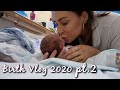 BIRTH VLOG PT.2 (POST NATURAL BIRTH) AND BRINGING OUR BABY HOME TO MEET MY MUM! *EMOTIONAL*