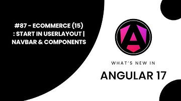 Learn Angular 17 in Arabic | #87 Master Angular: E-Commerce (15): Start User Layout