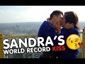 Sandra Breaks The Bachelor Kiss World Record