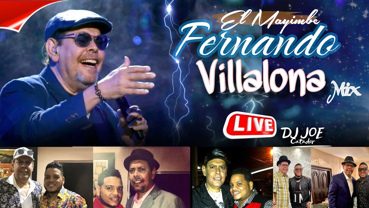 FERNANDO VILLALONA MIX EN VIVO DJ JOE CATADOR DESDE VILLA GILIANA (BANI) MOSTRANDO IMAGENES DE RD